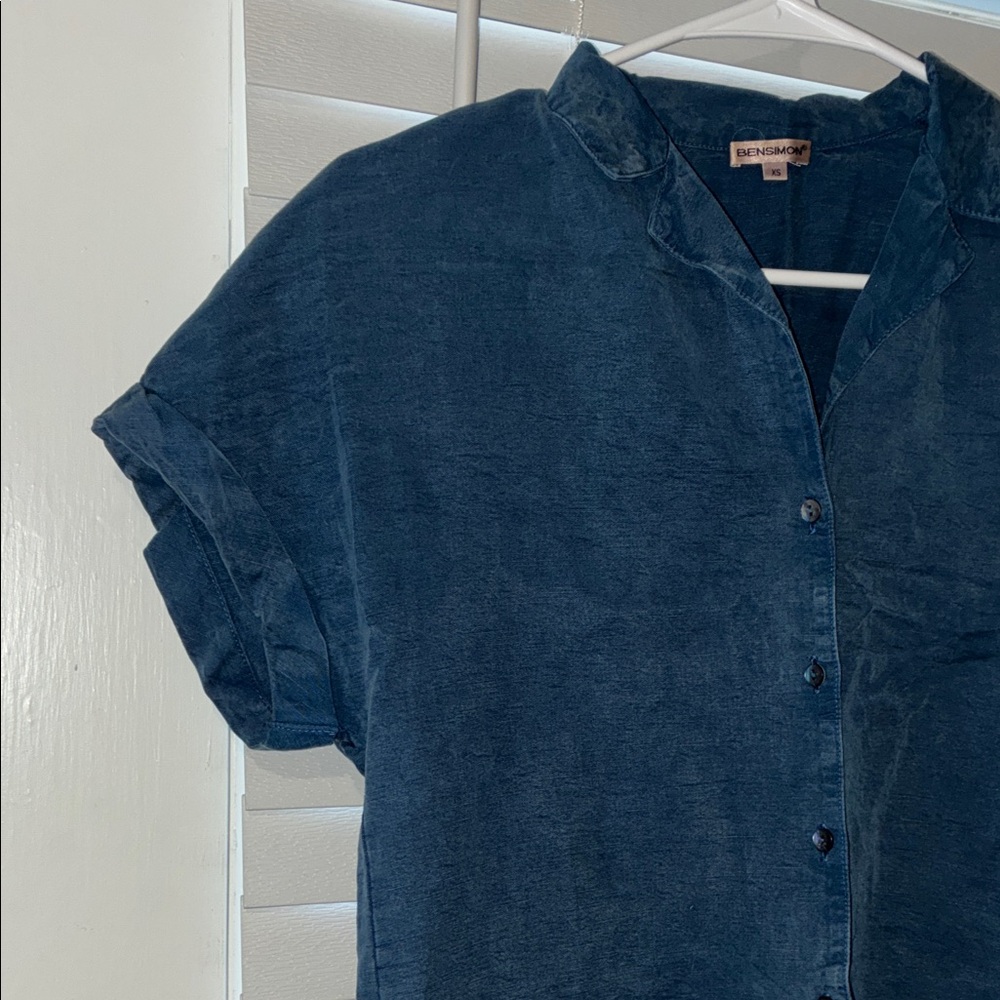 Bensimon Short Sleeve Button Down Shirt - Picture 3 of 11